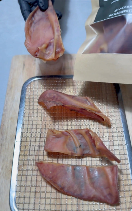 Pork treats for dogs