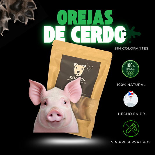 Orejas de cerdo para perros en Puerto Rico