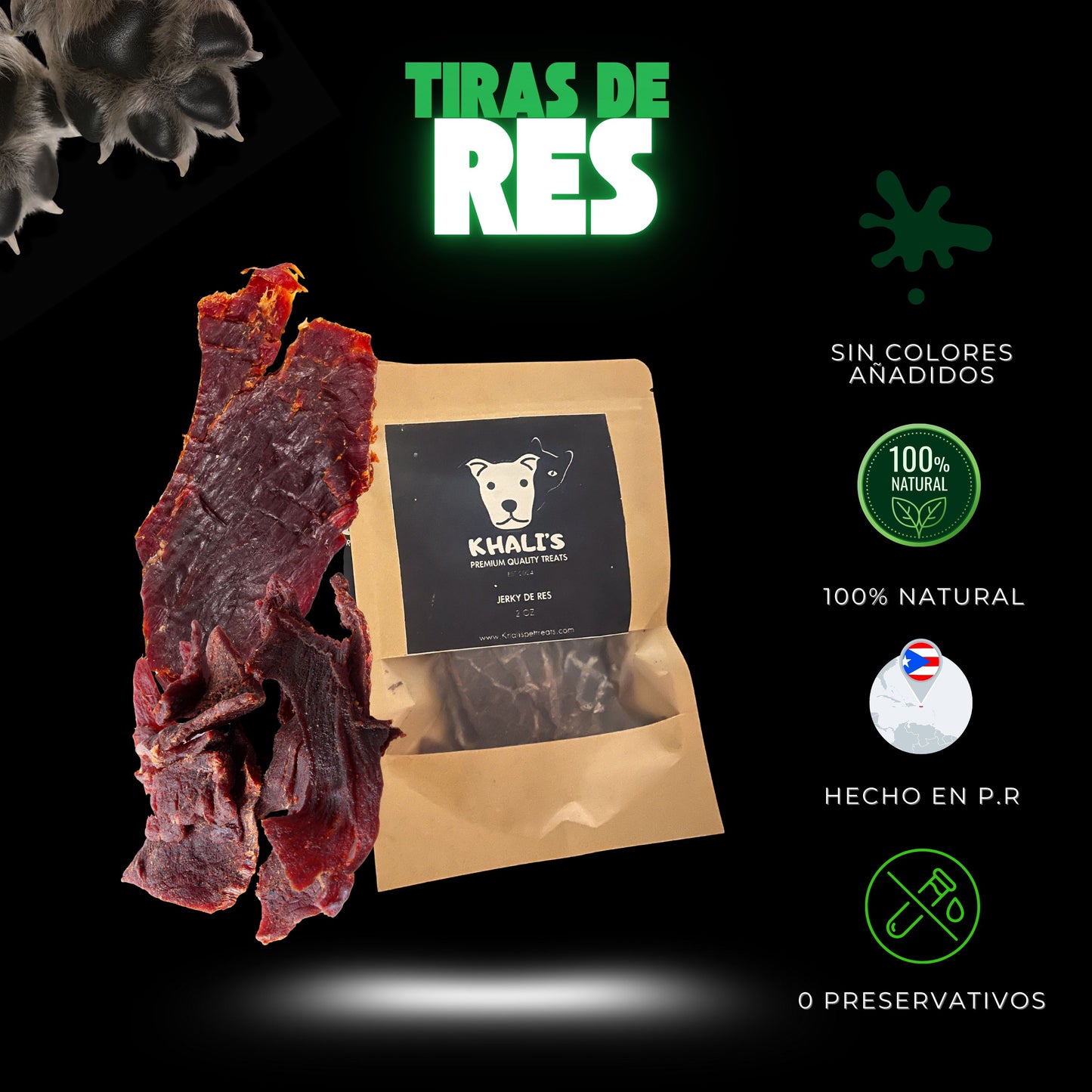 Beef treats for cats and dogs in Puerto Rico
